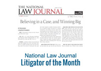 National law journal litigatior of month